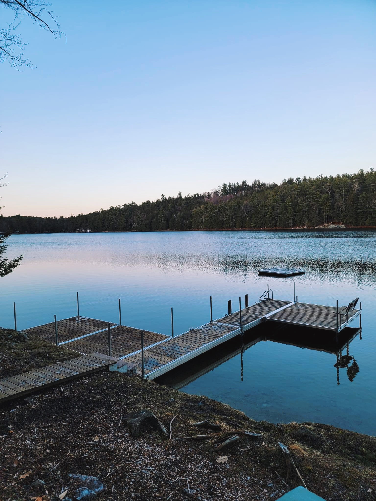 western red cedar wood boat floating dock