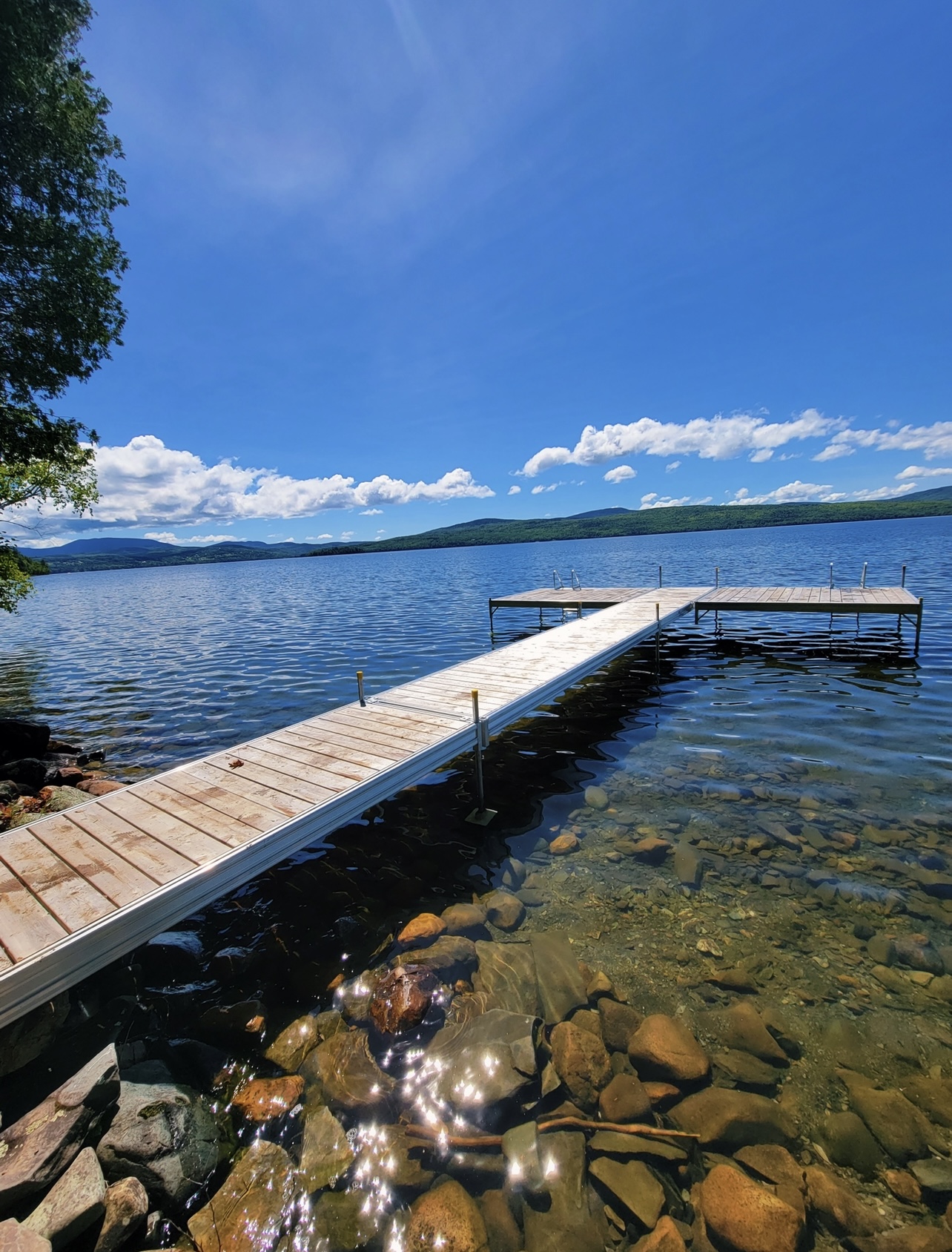 western red cedar wood boat floating dock