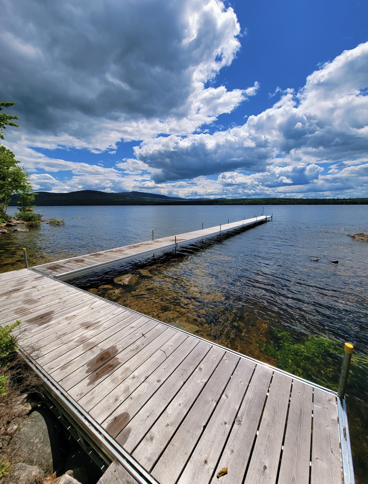 western red cedar wood boat floating dock