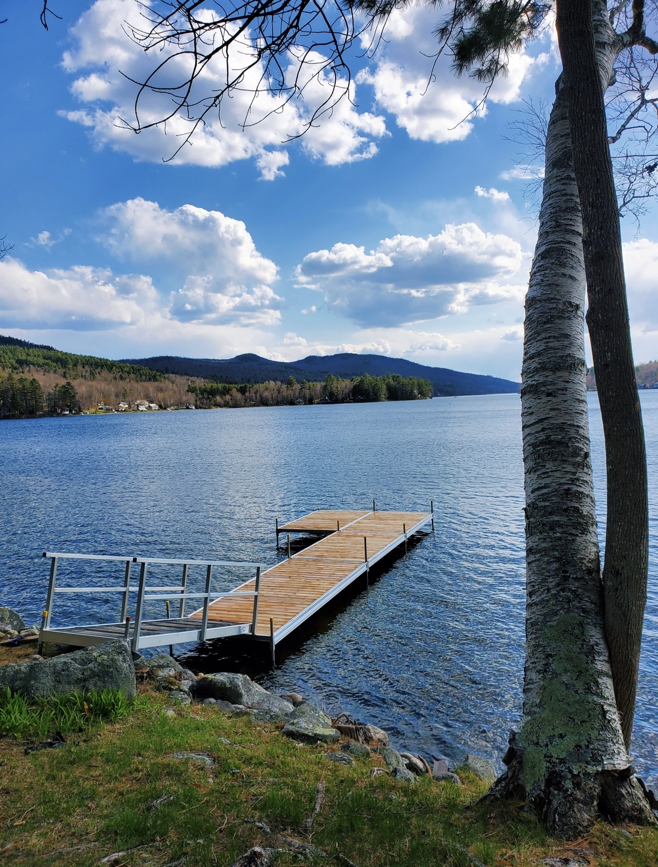 western red cedar wood boat floating dock