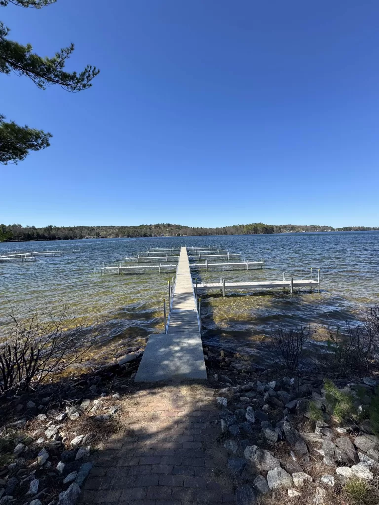 Belmont New Hampshire Municipality heavy-duty aluminum frame thruflow floating dock
